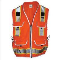 [1-200573] DV 23-550-ORL Survey Safety Vest - L/Orange