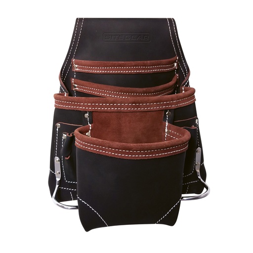 [1-200691] 51-10110-TS Leather Tool Pouch - 10 Pocket