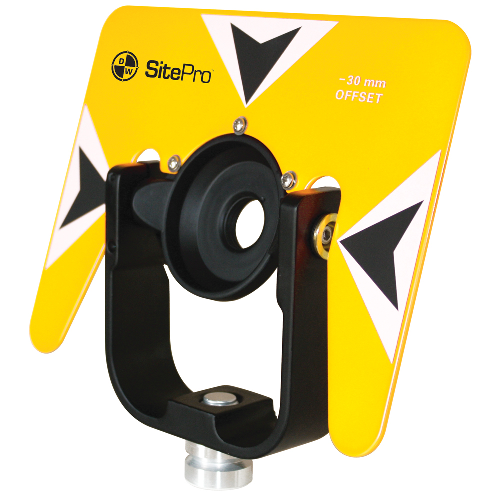 [1-200695] 03-1012-Y Tilting Prism Holder with Target - Yellow