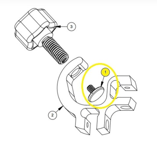 [12-533305] 5211-003 Bipod Friction Screw