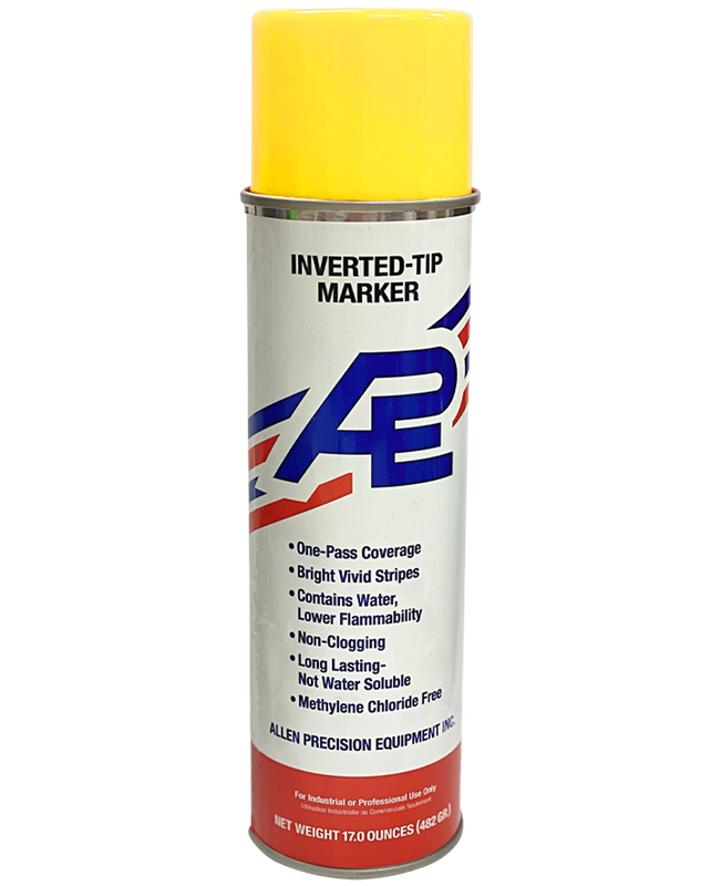 [1-600024] 203034 APE Inverted Tip Marking Paint - HiVIZ YELLOW