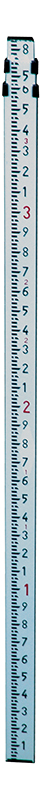 [1-450075] 7301-30 9' Aluminum Level Rod - 10ths