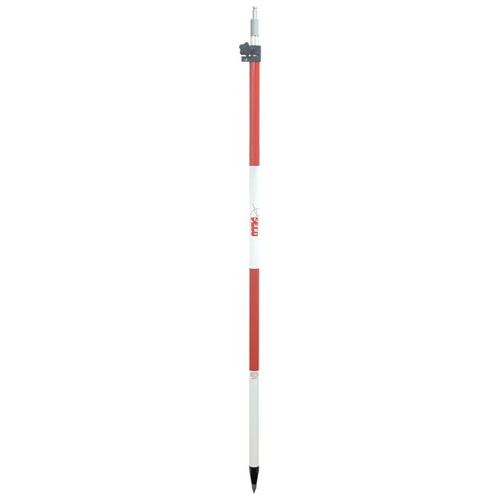 [1-450076] 5527-15 2.6m Leica Style Aluminum Prism Pole - Metric