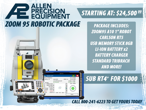 [1-099444] 918657 ZOOM95 A10 1" Robotic Instrument - 1000m
