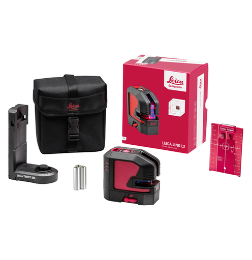 [1-451566] 912932 Leica LINO L2Gs-1  self-levelling cross-line laser, green beam