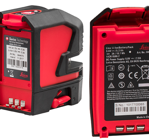 [12-551592] 842427 Leica Lino Li-Ion battery pack spare part