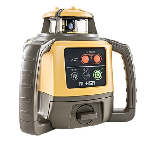 [1-452142] Topcon RL-H5A DB Alkaline Horizontal Laser Level with LS-80X Receiver - 1021200-50