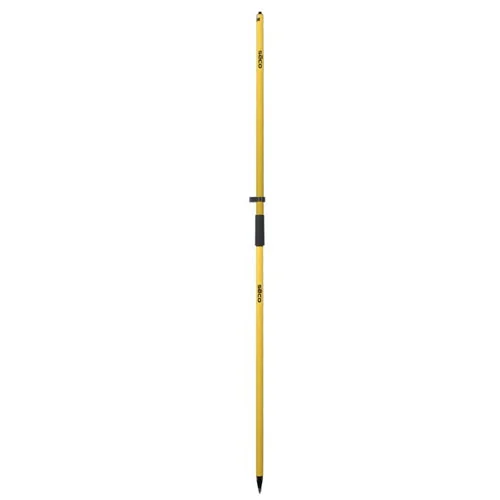 [1-452242] Seco 2m Two-Piece GPS Rover Rod Standard Yellow 5125-00-YEL