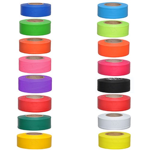 [1-452296] Presco Texas Solid Color Roll Flagging (Dozen Rolls - 16 Colors Available)