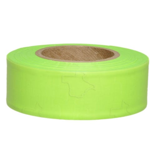 [1-452302] Presco Texas Solid Color Roll Flagging (Dozen Rolls) TXLG - PresGlo Lime