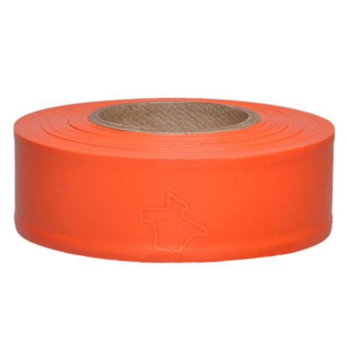 [1-452303] Presco Texas Solid Color Roll Flagging (Dozen Rolls) TXO - Orange