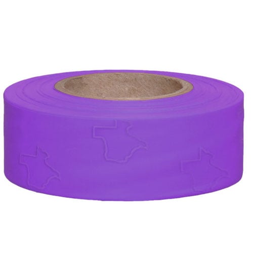 [1-452307] Presco Texas Solid Color Roll Flagging (Dozen Rolls) TXPP - Purple