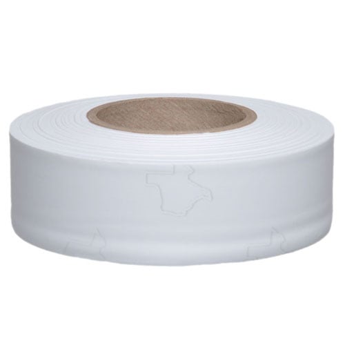 [1-452310] Presco Texas Solid Color Roll Flagging (Dozen Rolls) TXW - White