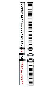 [1-101220] 741883 GSS111-1 16.4' Aluminum Level Rod - Sprinter - 10ths